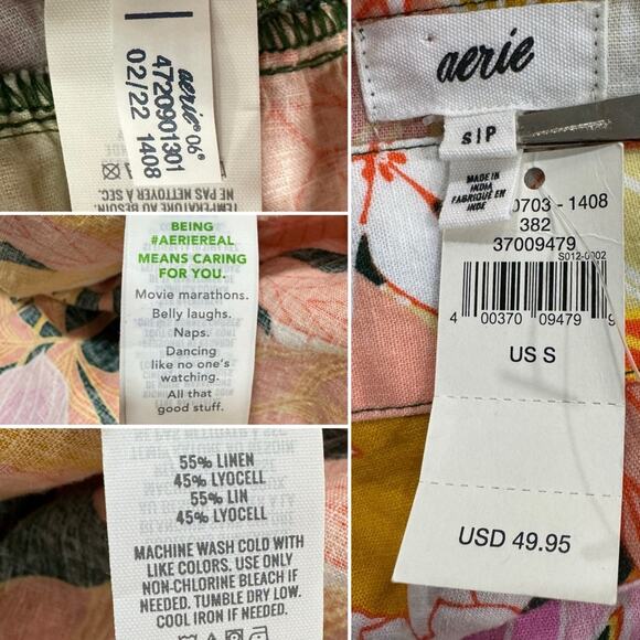 Floral Mini Wrap Skirt | Small Aerie Ruffle Mini - Picture 6 of 8